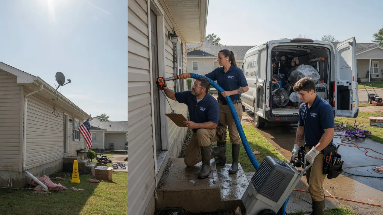 Ceiling Water Damage Restoration in Simpson, LA near me